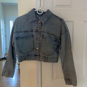 Forever 21 Cropped Jean Jacket